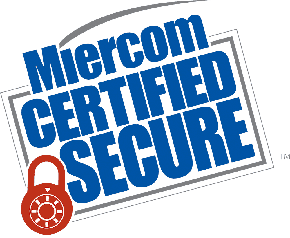 Miercom Certified Secure Distinction Award