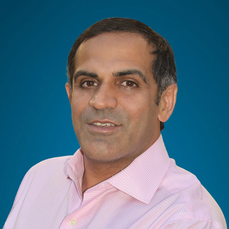 Portrait of Ashok Banerjee, Global CTO at Trellix