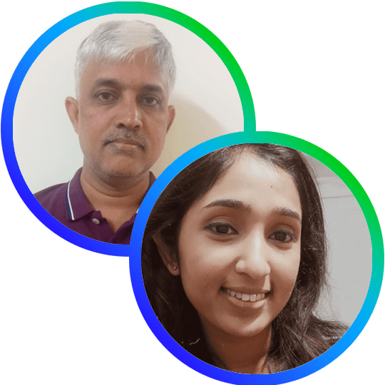 Portraits of webinar presenters