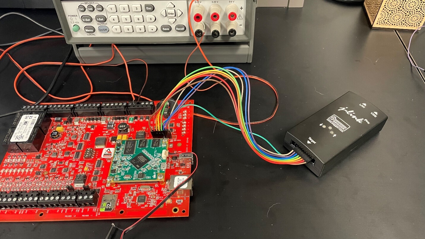 図 25.JTAG から j リンクへの配線