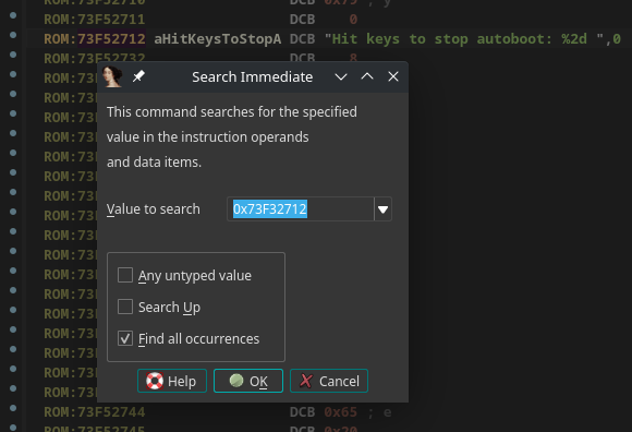 Figure 32. Binary Search for Immediate Value