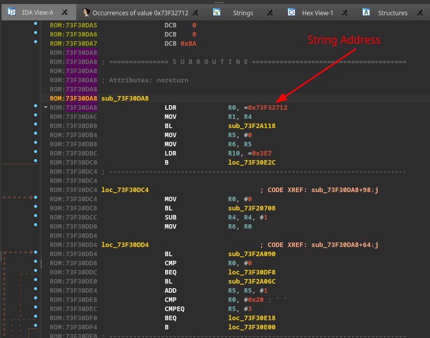 Figure 35. Code View After Marking as Procedure