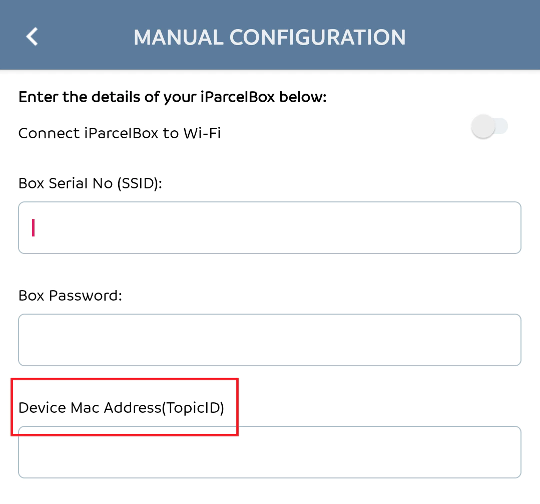 Figure 19. Setup process linking MAC Address to the TopicID