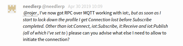 Figure 23. RPC over MQTT