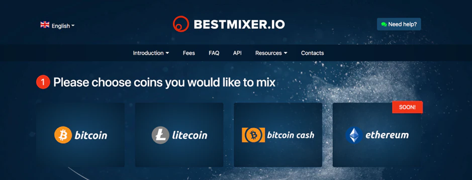 Figure 3. Bestmixer’s frontpage