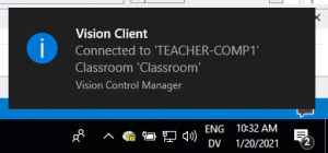 Figure 11: Emulation of a teacher successful