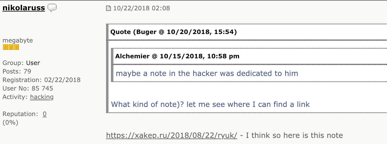 Post from October 22, 2018