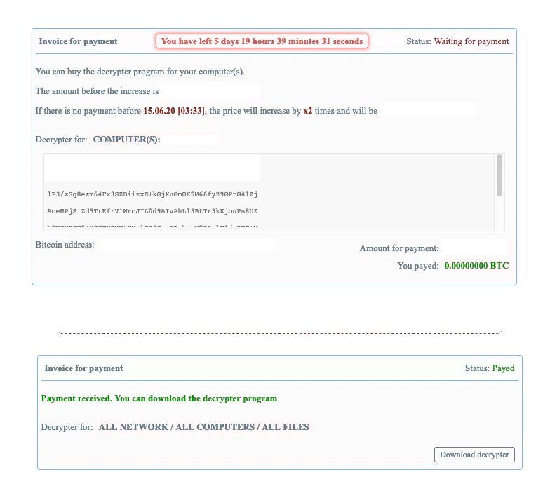 Figure 19. Decryptor download