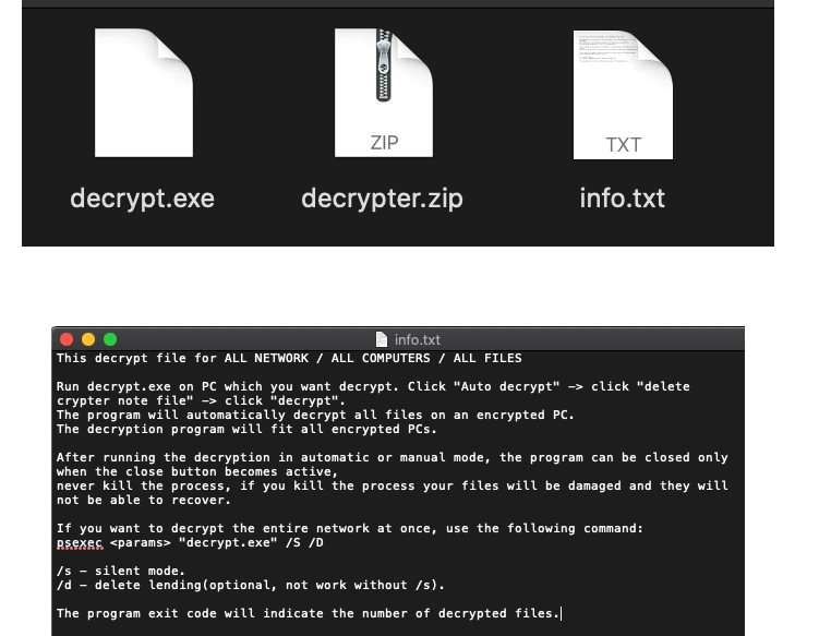 Figure 20. Decryptor delivery