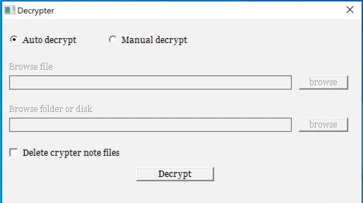 Figure 21. Decryptor execution