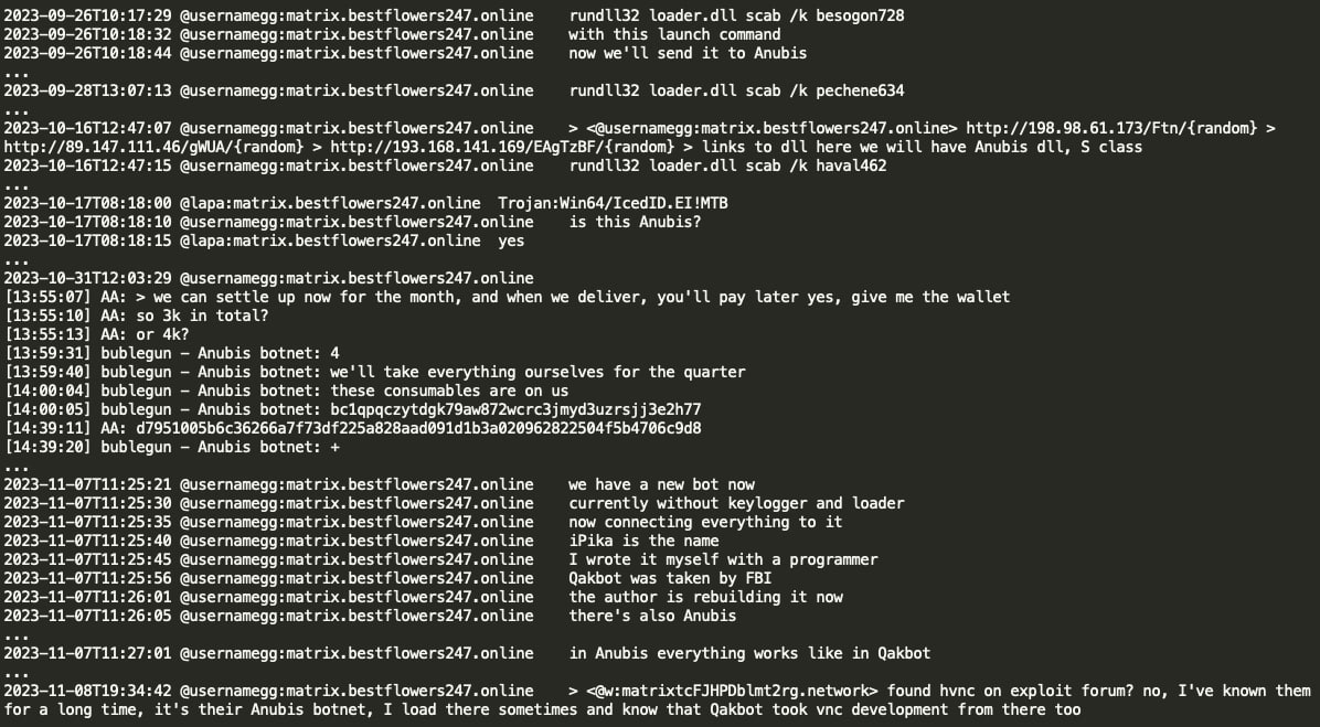 Figure 25: Black Basta leverage IcedID (aka Anubis) malware in their
operations
