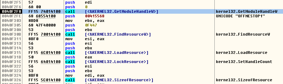 FIGURE 7. Access to the first resource crypted