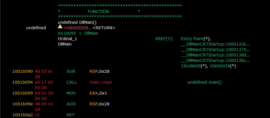 Figure 7: Main routine of the stealer invoked
in DllMain.