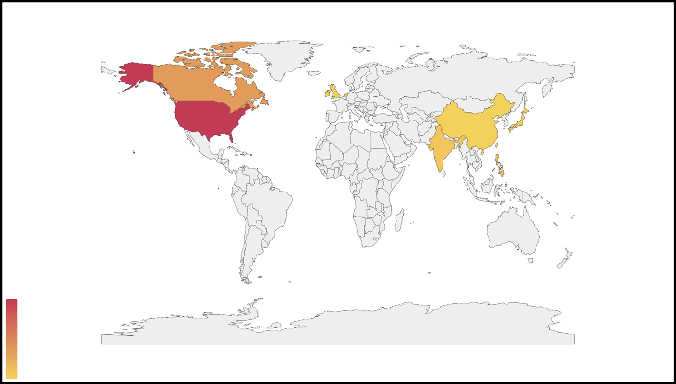 Figure. 5: Infection map