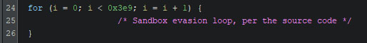 Figure 35 - The loop within the MacOS variant in version C
