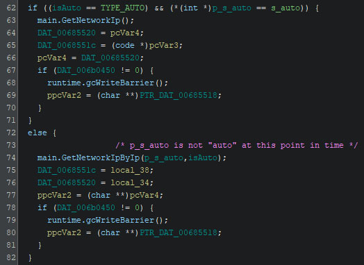 Figure 36 - The two methods to get the local IP and get the IP range to scan later on