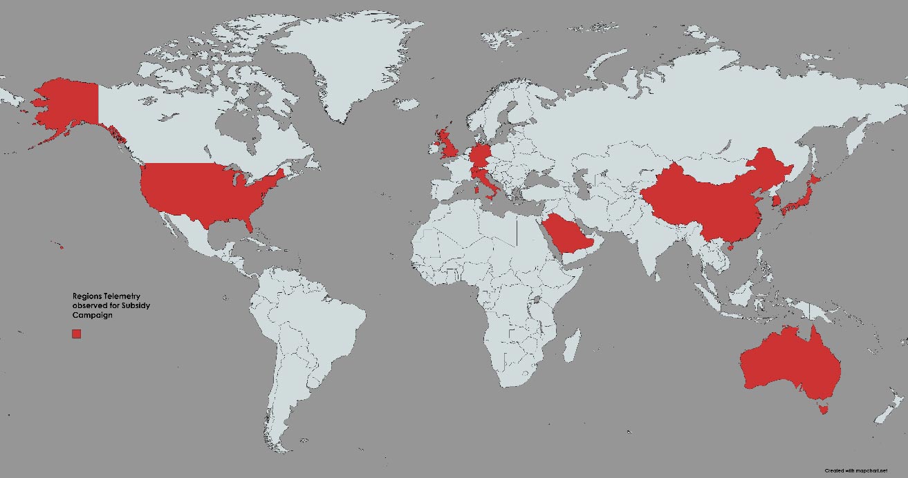 Fig 26: Location telemetry showing Chinese-speaking people who are active during daytime in China