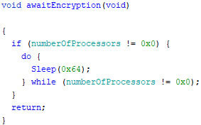 Figure 26 - Wait for the encryption to finish