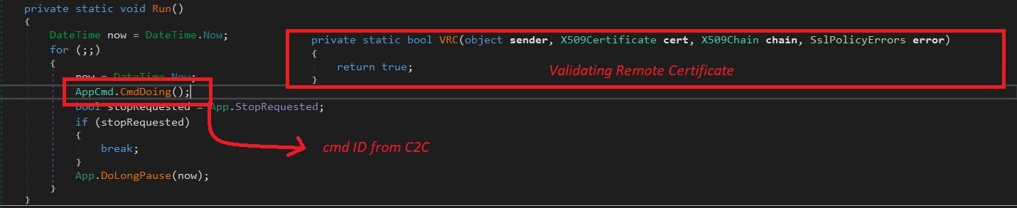 Figure 10.7: Getting to RAT & Remote Certificate verification