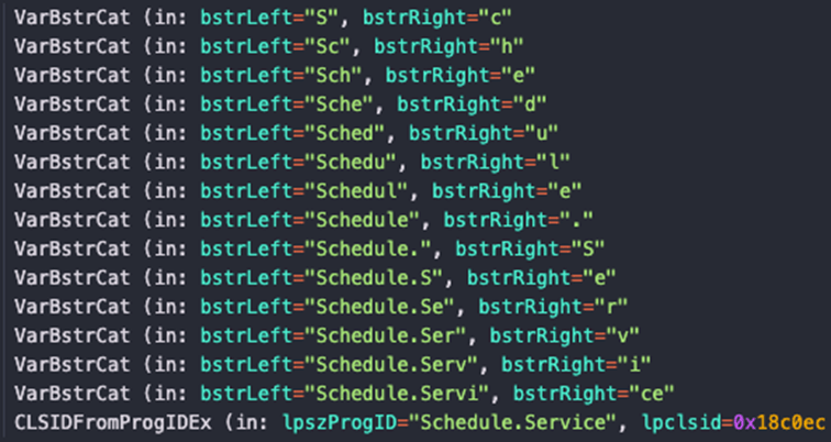 Figure 11 COM Object resolution + creation