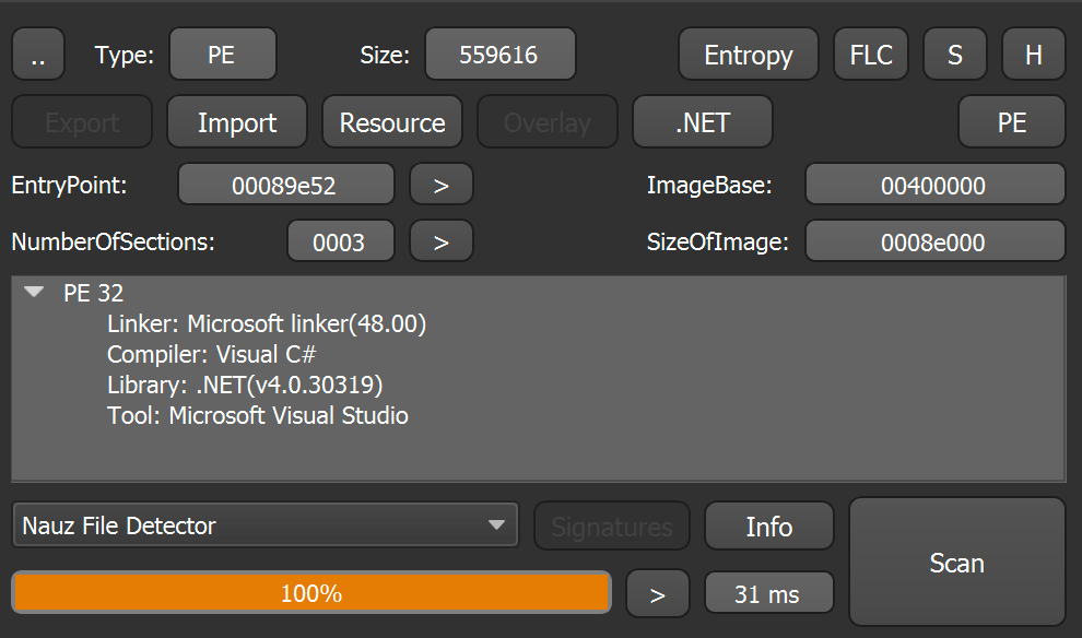 Figure 3: Static analysis of LockBit