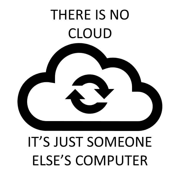 Figure 6: There is no cloud; it is often just someone's Linux server.