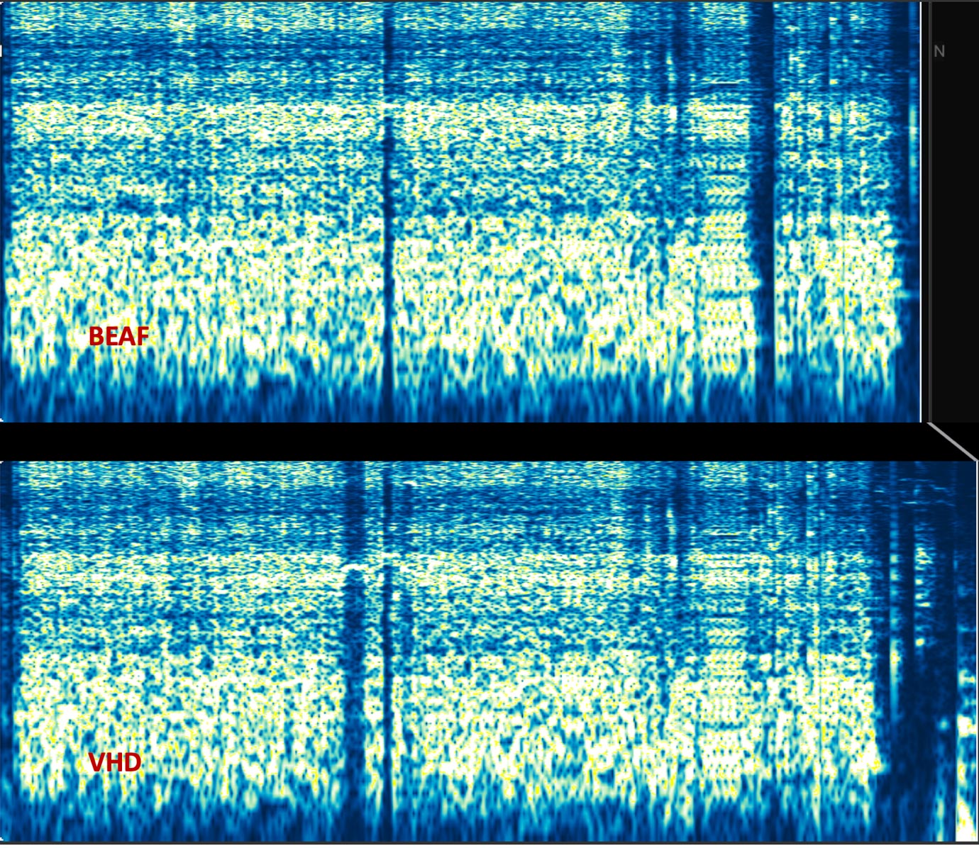 Figure 5: Spectrum diffing