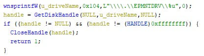 The usage of a benign driver in HermeticWiper