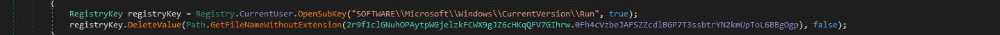 Figure 13: Registry entry