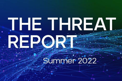 O relatório sobre ameaças, verão de 2022