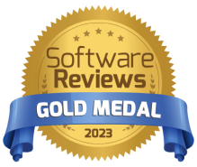 Reseñas de software Logotipo de medalla de oro