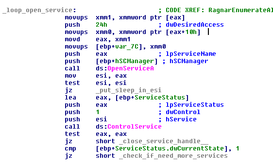 FIGURE 14. OPEN THE SERVICES AND CONTROL THEM