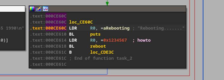 Address in mpl_icd_ep4502 where reboot is called.