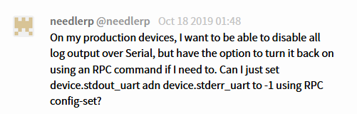 Figure 15. Disable UART