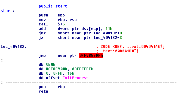 Figure 9. New code to make static analysis more difficult.
