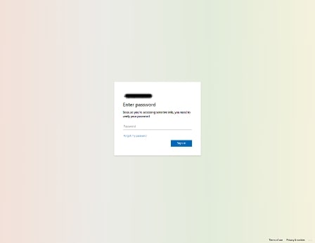 Final phishing landing pages