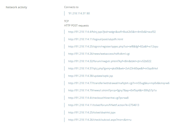 FIGURE 34. CONNECTIONS TO C2 IP OF THE NEW SAMPLES