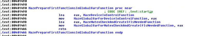 FIGURE 3. SAVE ADDRESS OF FUNCTIONS TO USE LATER IN A DYNAMIC WAY