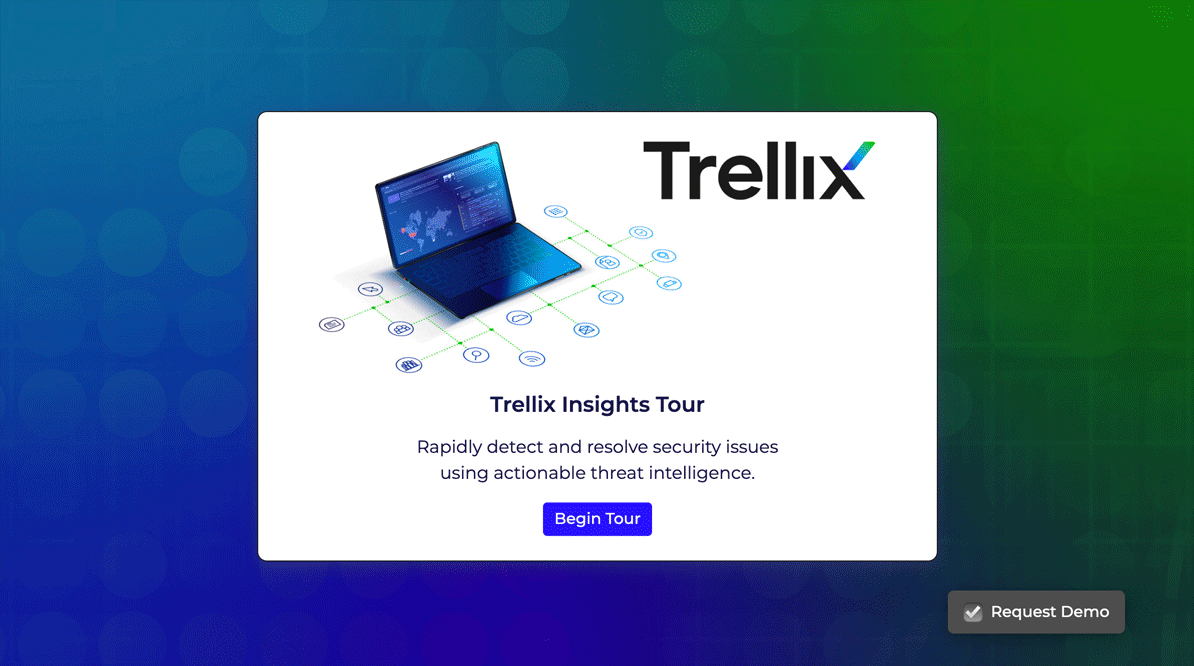 Captura de pantalla de la presentación de Trellix Insights