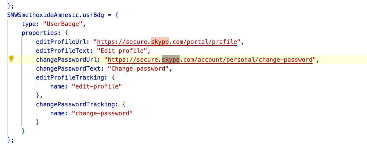 図6 – Javascriptペイロード内のSkype参照